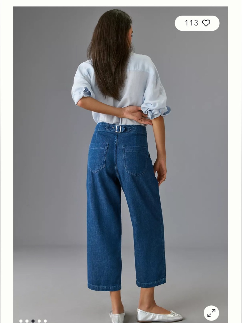 Pilcro Mid-Rise Pleated Trouser
Jeans - Picture 3 of 10